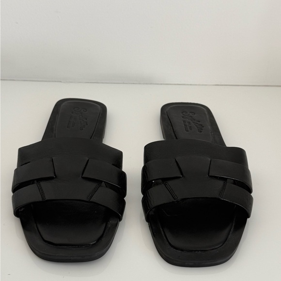 NEW Anthropologie Seychelles “Practically Sandal” Black 7 - Picture 6 of 8